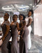 Unique Mermaid Off Shoulder Cheap Long Bridesmaid Dresses,WG1509