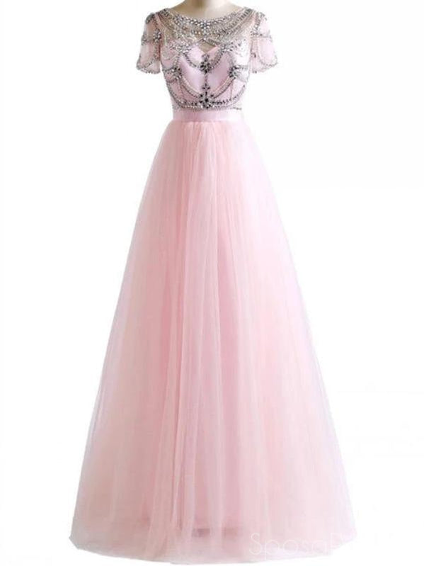 Querida pescoço ouro lantejoulas uma linha barato longo Evening Prom Dresses, Evening Party Prom Dresses, 12350