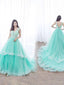 Querida pescoço ouro lantejoulas uma linha barato longo Evening Prom Dresses, Evening Party Prom Dresses, 12350