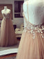 Sexy sem encosto Cintas de Espaguete de Laço Frisado Longa Noite, Vestidos de Baile Barato Sweet 16 Dresses, 18360