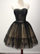 Preto ver por vestidos de baile para os estudantes de regresso para casa, pouco vestido preto, espartilho partidário curto disponível vestidos de baile para os estudantes posteriores, vestidos de regresso para casa perfeitos, CM231