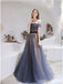 Querida pescoço ouro lantejoulas uma linha barato longo Evening Prom Dresses, Evening Party Prom Dresses, 12350