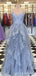 Querida pescoço ouro lantejoulas uma linha barato longo Evening Prom Dresses, Evening Party Prom Dresses, 12350