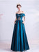Querida pescoço ouro lantejoulas uma linha barato longo Evening Prom Dresses, Evening Party Prom Dresses, 12350