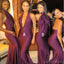 Σέξυ Αντιστοιχία Burgundy Γοργόνα Long Bridesmaid Dresses Online, WG299