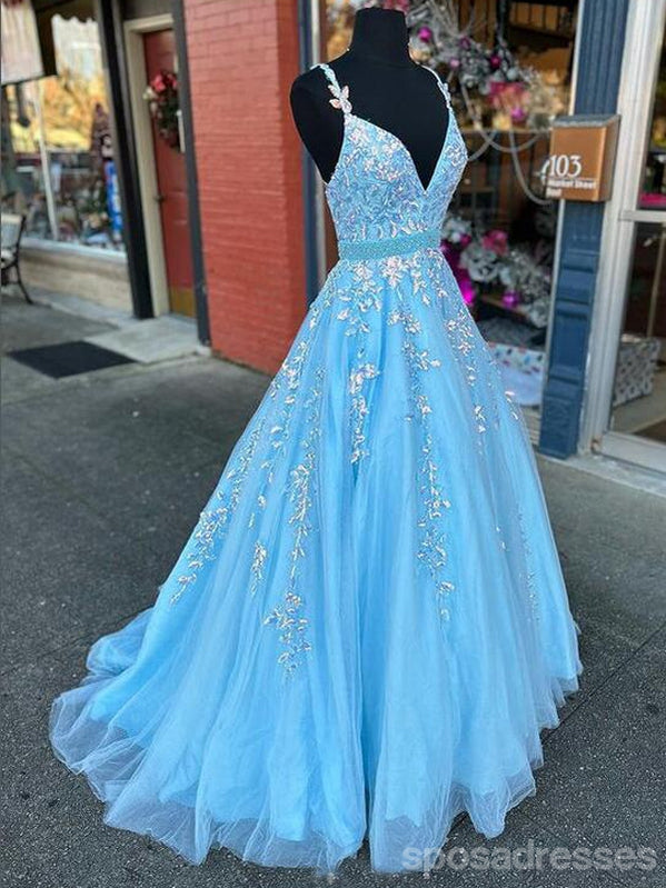 Querida pescoço ouro lantejoulas uma linha barato longo Evening Prom Dresses, Evening Party Prom Dresses, 12350