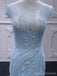 Querida pescoço ouro lantejoulas uma linha barato longo Evening Prom Dresses, Evening Party Prom Dresses, 12350
