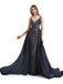 Querida pescoço ouro lantejoulas uma linha barato longo Evening Prom Dresses, Evening Party Prom Dresses, 12350