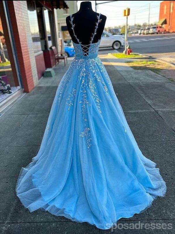 Querida pescoço ouro lantejoulas uma linha barato longo Evening Prom Dresses, Evening Party Prom Dresses, 12350