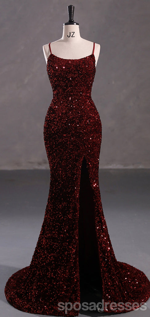 Querida pescoço ouro lantejoulas uma linha barato longo Evening Prom Dresses, Evening Party Prom Dresses, 12350