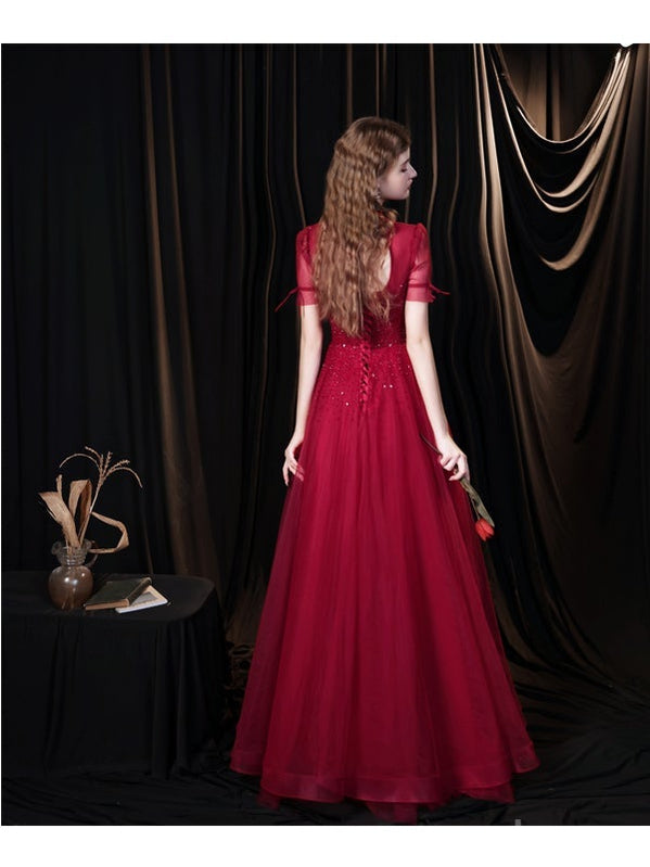 Querida pescoço ouro lantejoulas uma linha barato longo Evening Prom Dresses, Evening Party Prom Dresses, 12350