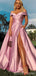 Querida pescoço ouro lantejoulas uma linha barato longo Evening Prom Dresses, Evening Party Prom Dresses, 12350