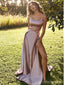 Querida pescoço ouro lantejoulas uma linha barato longo Evening Prom Dresses, Evening Party Prom Dresses, 12350