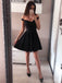 Simple Red Off Shoulder Κοντά Φτηνά Homecoming Φορέματα Online, CM729