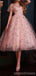 Pink Illusion Short Homecoming Dresses Online, Cheap Short Prom Dresses, CM854