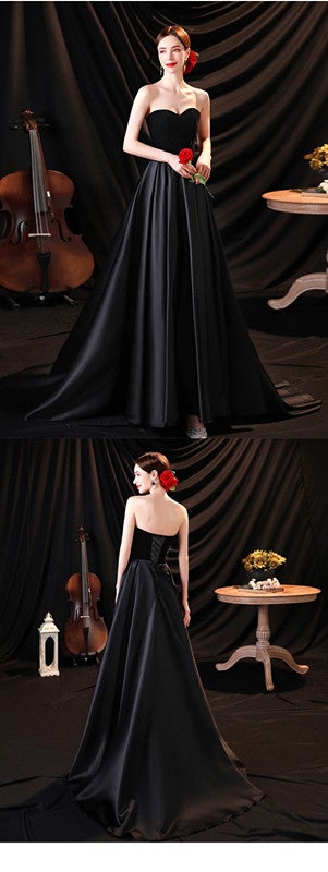 Querida pescoço ouro lantejoulas uma linha barato longo Evening Prom Dresses, Evening Party Prom Dresses, 12350
