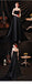 Querida pescoço ouro lantejoulas uma linha barato longo Evening Prom Dresses, Evening Party Prom Dresses, 12350