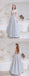 See Through Grey A-line Illusion Spaghetti Straps Long Prom Dresses Online,12755
