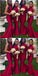 Red Mermaid Halter Backless Cheap Long Bridesmaid Dresses Online,WG1188