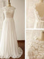 Sexy Backless See Thourgh Lace Cap Sleeve Beach Γαμήλια νυφικά φορέματα, WD283