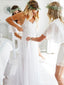 Προκλητικά Backless Μοναδικό Casual Φθηνή Παραλία Γάμο Φορέματα, WD311