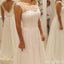 Bainha elegante Laço de Casamento de Praia Vestidos de Festa, Populares Vestido de Noiva, WD0096