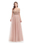 Querida pescoço ouro lantejoulas uma linha barato longo Evening Prom Dresses, Evening Party Prom Dresses, 12350