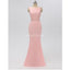 Colher Chiffon Sereia Vestidos de dama de honra baratos longos on-line, WG604