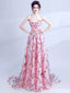 Querida pescoço ouro lantejoulas uma linha barato longo Evening Prom Dresses, Evening Party Prom Dresses, 12350