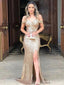 Querida pescoço ouro lantejoulas uma linha barato longo Evening Prom Dresses, Evening Party Prom Dresses, 12350