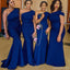 Σκούρο Royal Blue Γοργόνα Bridesmaid Φορέματα Online, Φθηνά Φορέματα Παράνυμφων, WG753