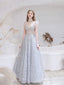Querida pescoço ouro lantejoulas uma linha barato longo Evening Prom Dresses, Evening Party Prom Dresses, 12350