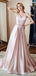 Querida pescoço ouro lantejoulas uma linha barato longo Evening Prom Dresses, Evening Party Prom Dresses, 12350