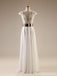 Φορέματα Prom μανικιών ΚΑΠ, προκλητικά Φορέματα δεξίωσης γάμου σχισμών β-λαιμών δευτερεύοντα, δημοφιλές φόρεμα Prom, WD0121