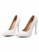 New Women's High Heels Single Shoes Wedding Shoes Stiletto Shoes White Lace Pearl Wedding Shoes