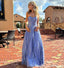 Sparkly Blue A-line Sweetheart Long Party Prom Dresses Ideas,Evening Gowns,13785