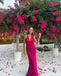 Sexy Red Mermaid Halter V-neck Long Party Prom Dresses Ideas,Evening Gowns,13891