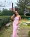 Simple Pink Mermaid Maxi Long Party Prom Dresses To Impress,Evening Gowns,13575