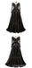 Gorgeous Black A-line Long Sleeves Maxi Long Party Prom Dresses,Evening Dress,13528