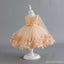 Sweet Khaki A-line Long Flower Girl Dresses, Cute Junior Girl Dresses, FG0200