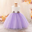 Sweet Blue A-line Long Flower Girl Dresses, Cute Junior Girl Dresses, FG0199