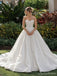 Strapless Lace Panel Ball Gown Wedding Dress WD26019