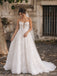 Strapless Lace A-Line Wedding Dress with Plunge WD26038