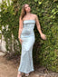 Sexy Blue Mermaid Maxi Long Party Prom Dresses Ideas,Evening Gowns,13625