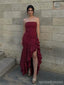 Elegant Burgundy Mermaid Long Party Prom Dresses Ideas,Evening Gowns,13868