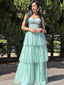 Elegant A-line Sweetheart Strapless Maxi Long Party Prom Dresses,Evening Dress,13421