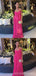 Pretty Hot Pink A-line Sweetheart Long Party Prom Dresses Ideas,Evening Gowns,13747