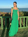 Elegant Green A-line Maxi Long Party Prom Dresses Ideas,Evening Gowns,13694