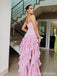 Sexy Pink A-line Strapless Long Party Prom Dresses Ideas,Evening Gowns,13738