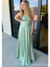 Sexy Sage Green A-line Sweetheart Long Party Prom Dresses Ideas,Evening Gowns,13746